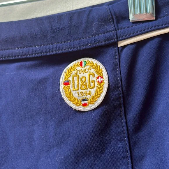 D&G Dolce & Gabbana Beachwear Blue Swim Shorts Men’s Size USA XXL Made in Italy!